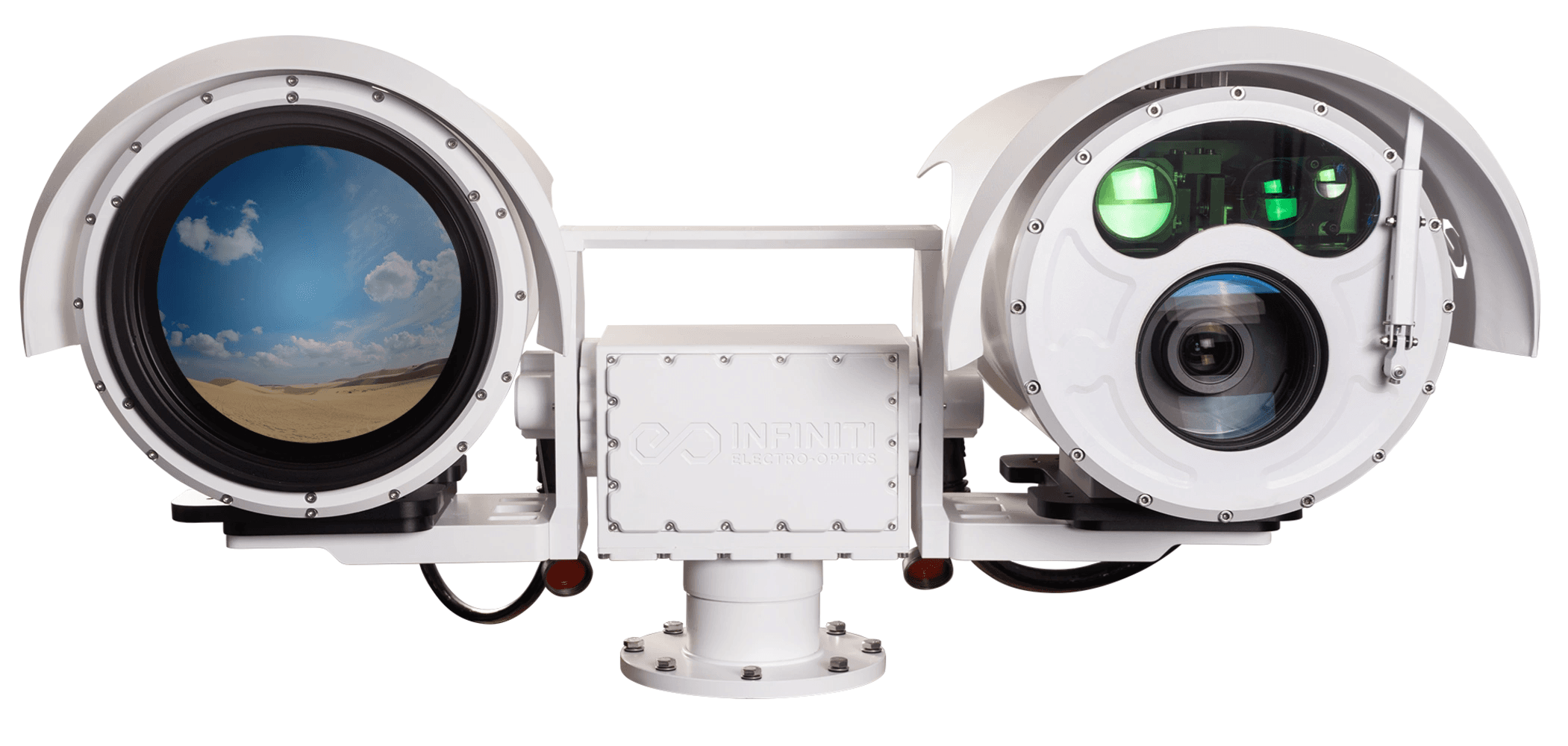 Camera PTZ đa cảm biến siêu tầm xa cấp quân sự