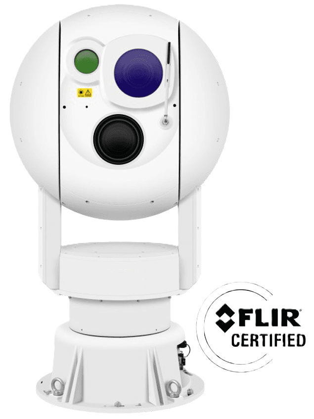 Camera PTZ IP quang – nhiệt tầm xa tích hợp laser